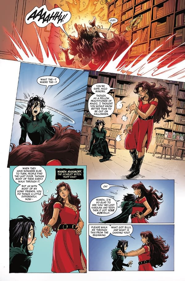 Interior preview page from STRANGE TALES #1 BAYLEIGH UNDERWOOD COVER