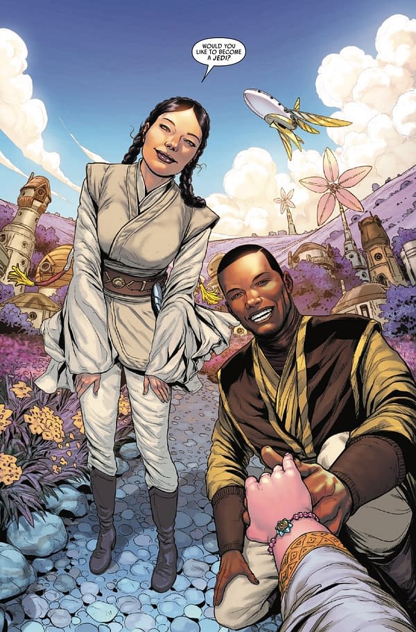 Interior preview page from STAR WARS: JEDI KNIGHTS #8 MADIBEK MUSABEKOV COVER