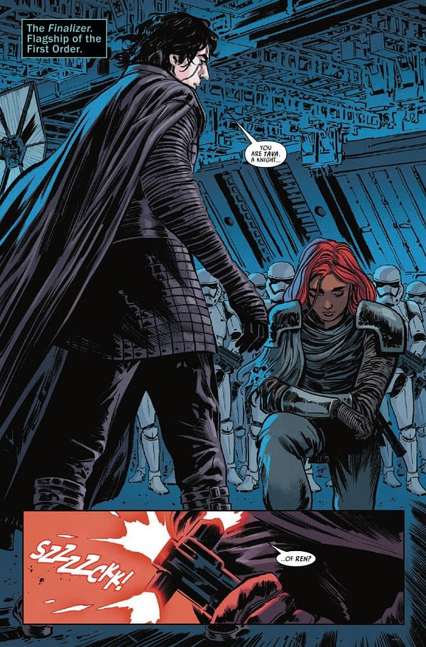 Interior preview page from STAR WARS: LEGACY OF VADER #9 DERRICK CHEW COVER