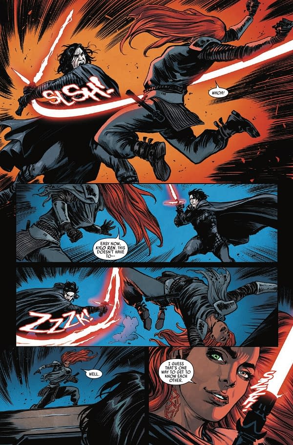 Interior preview page from STAR WARS: LEGACY OF VADER #9 DERRICK CHEW COVER