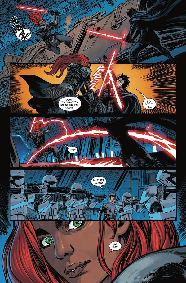 Interior preview page from STAR WARS: LEGACY OF VADER #9 DERRICK CHEW COVER