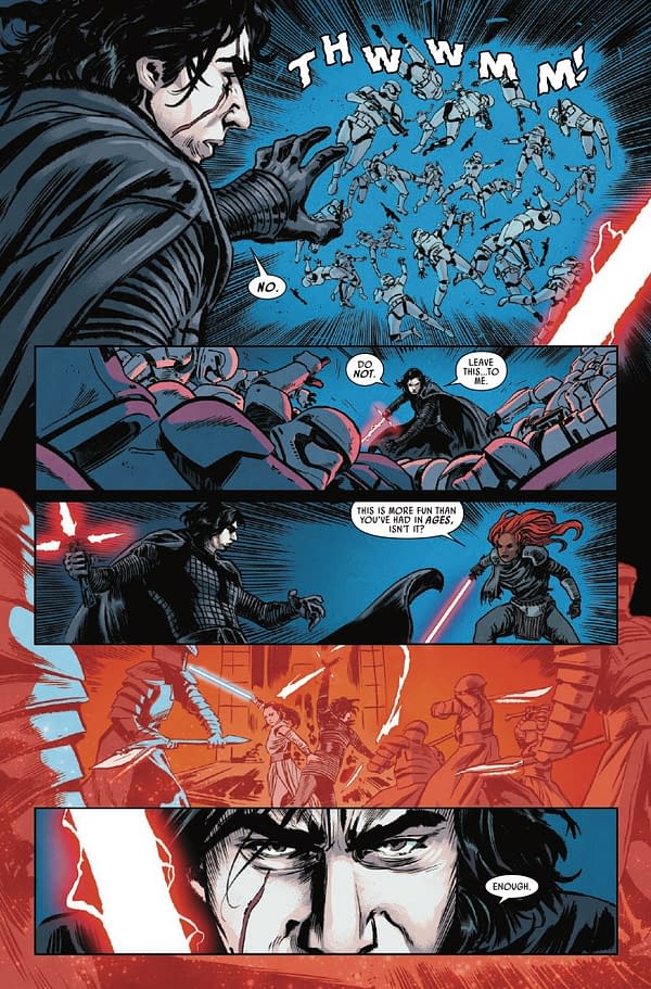 Interior preview page from STAR WARS: LEGACY OF VADER #9 DERRICK CHEW COVER