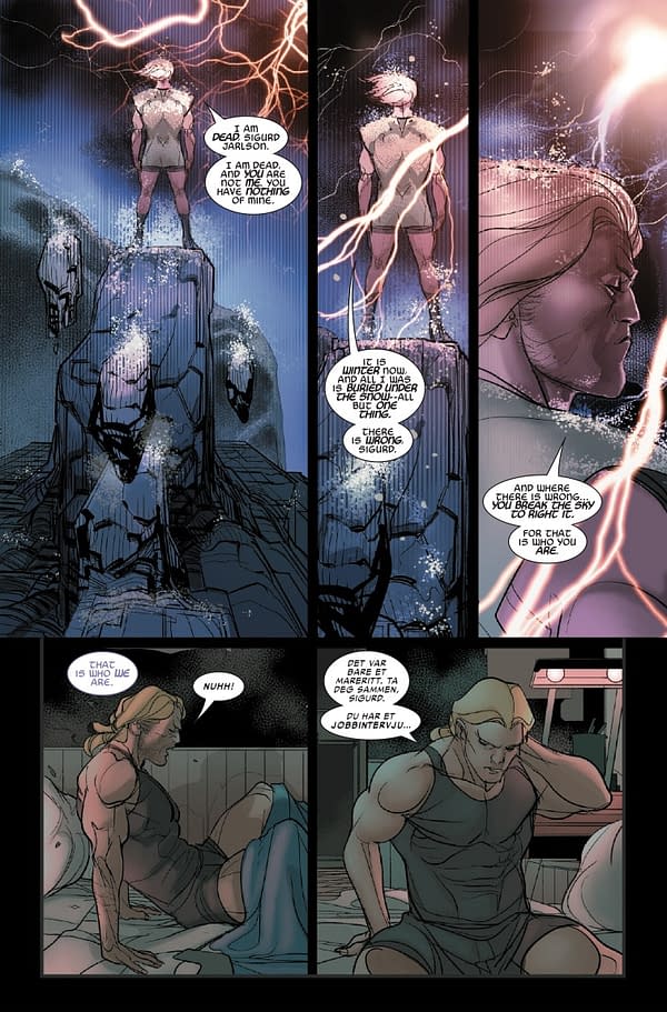 Interior preview page from THOR #3 ALEX ROSS COVER