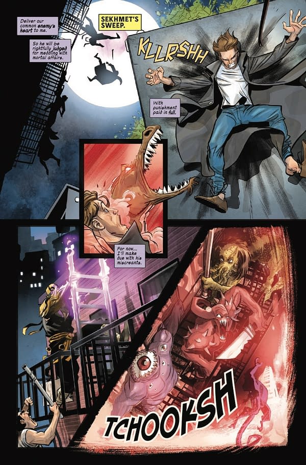 Interior preview page from UNDEAD IRON FIST #2 WHILCE PORTACIO COVER