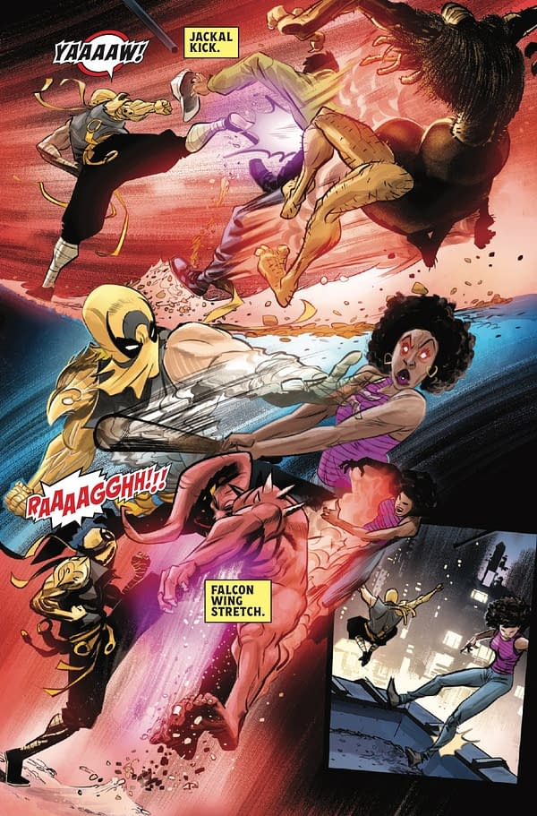 Interior preview page from UNDEAD IRON FIST #2 WHILCE PORTACIO COVER