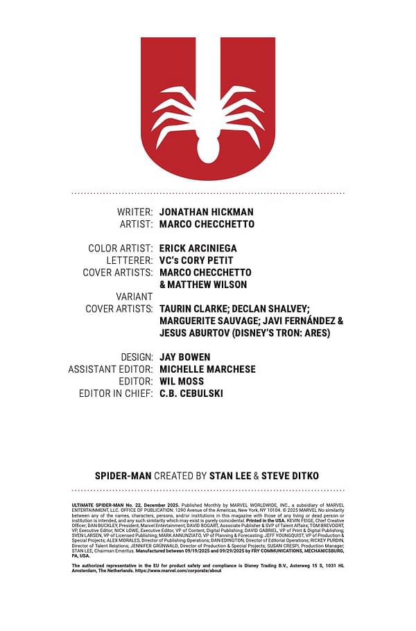 Interior preview page from ULTIMATE SPIDER-MAN #2 MARCO CHECCHETTO COVER