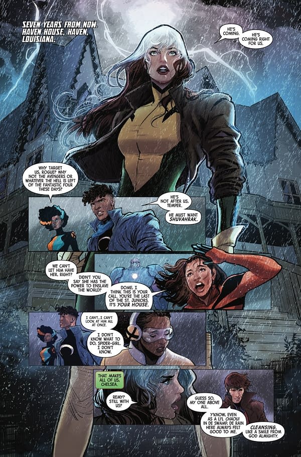 Interior preview page from UNBREAKABLE X-MEN #1 LUCAS WERNECK COVER
