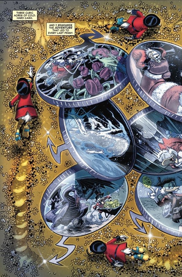 Interior preview page from UNCLE SCROOGE: EARTH'S MIGHTIEST DUCK #3 GABRIELE DELL'OTTO COVER