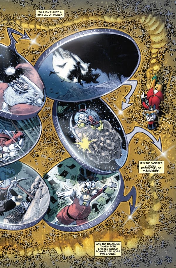 Interior preview page from UNCLE SCROOGE: EARTH'S MIGHTIEST DUCK #3 GABRIELE DELL'OTTO COVER