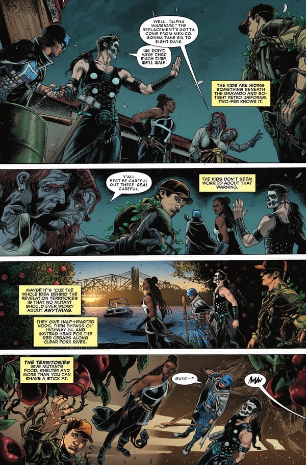 Interior preview page from UNDEADPOOL #1 E.M. GIST COVER