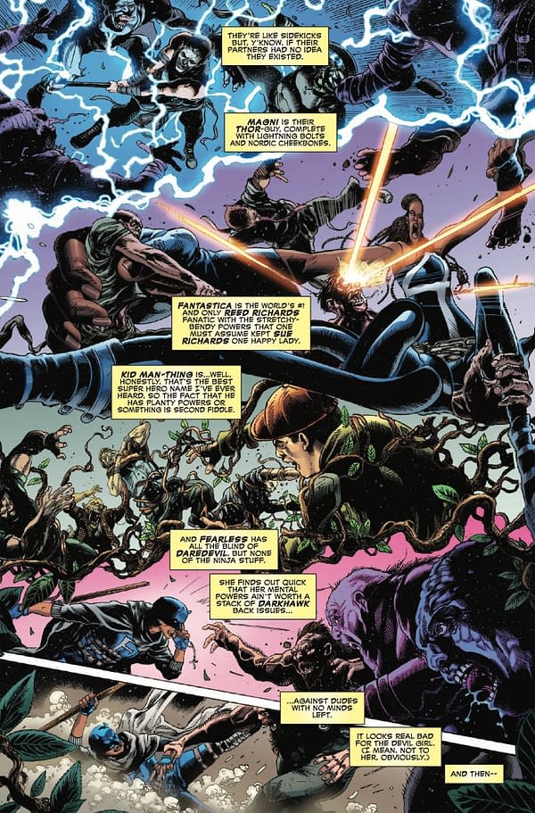 Interior preview page from UNDEADPOOL #1 E.M. GIST COVER