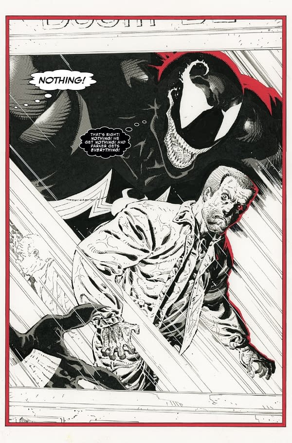 Interior preview page from VENOM: BLACK WHITE AND BLOOD #3 KEVIN EASTMAN COVER