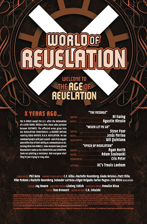 Interior preview page from WORLD OF REVELATION #1 PHIL NOTO COVER