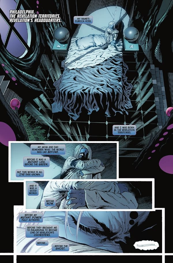 Interior preview page from X-MEN: BOOK OF REVELATION #1 NETHO DIAZ COVER