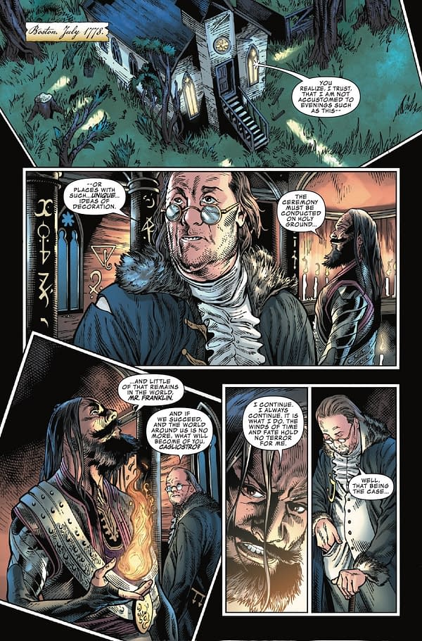 Interior preview page from 1776 #1 PETE WOODS COVER