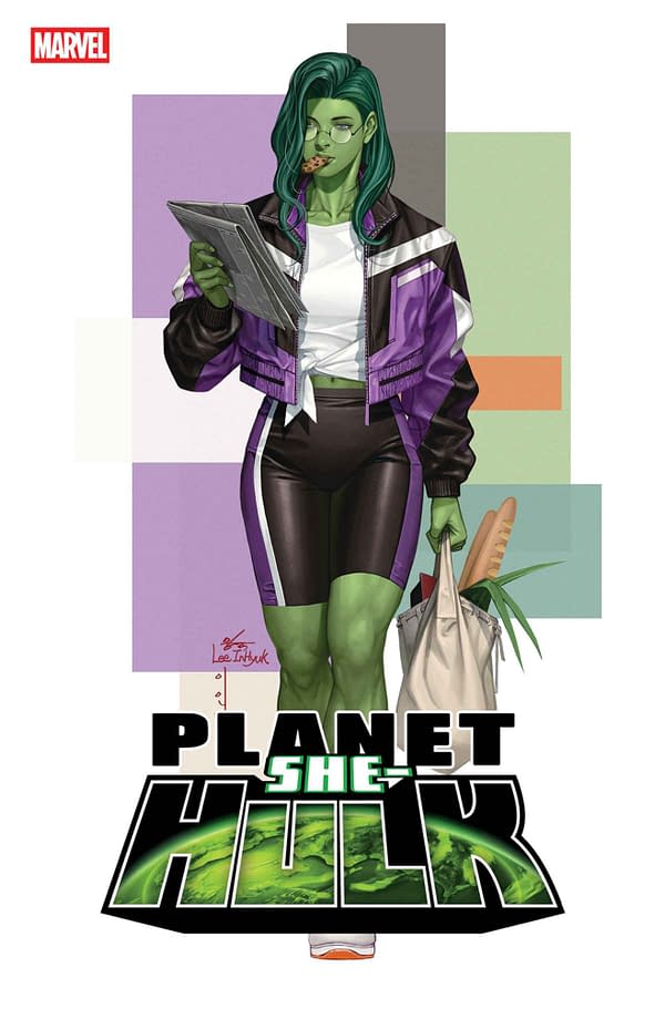 Cover image for PLANET SHE-HULK #1 INHYUK LEE STREET-VERSE VARIANT