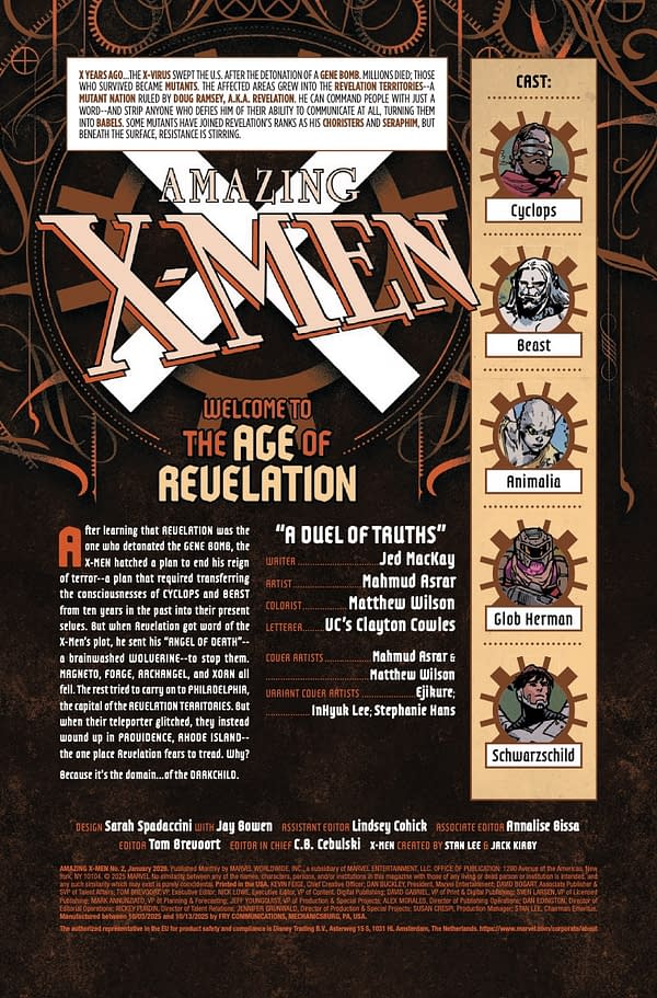 Interior preview page from AMAZING X-MEN #2 MAHMUD ASRAR COVER