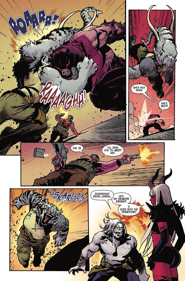 Interior preview page from AMAZING X-MEN #2 MAHMUD ASRAR COVER