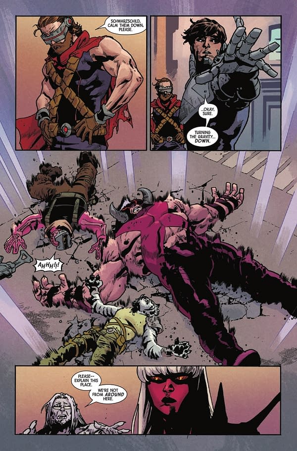 Interior preview page from AMAZING X-MEN #2 MAHMUD ASRAR COVER