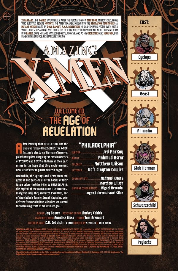 Interior preview page from AMAZING X-MEN #3 MAHMUD ASRAR COVER