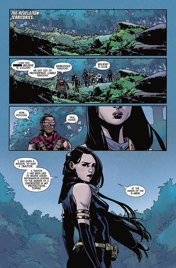 Interior preview page from AMAZING X-MEN #3 MAHMUD ASRAR COVER