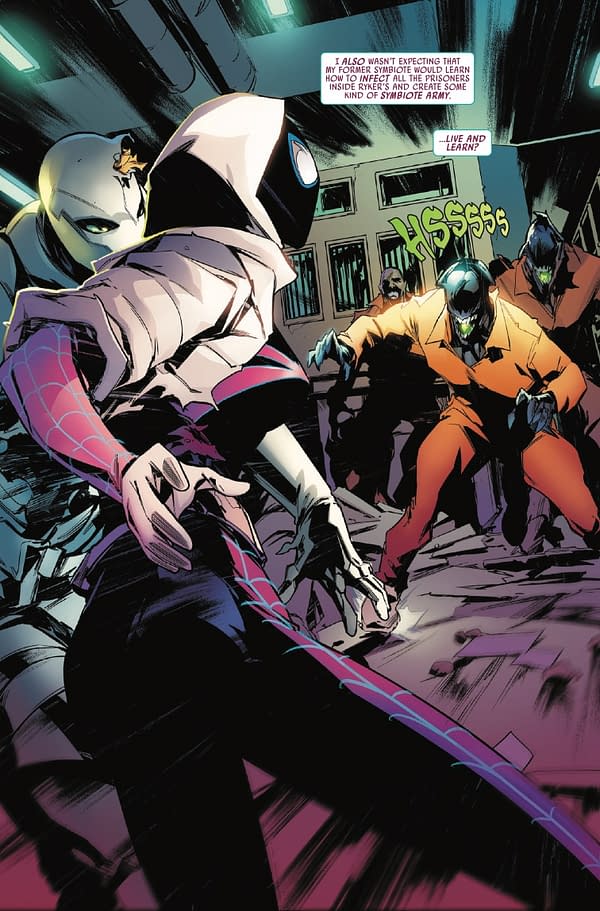 Interior preview page from ALL-NEW SPIDER-GWEN: THE GHOST SPIDER #4 DAVID MARQUEZ COVER