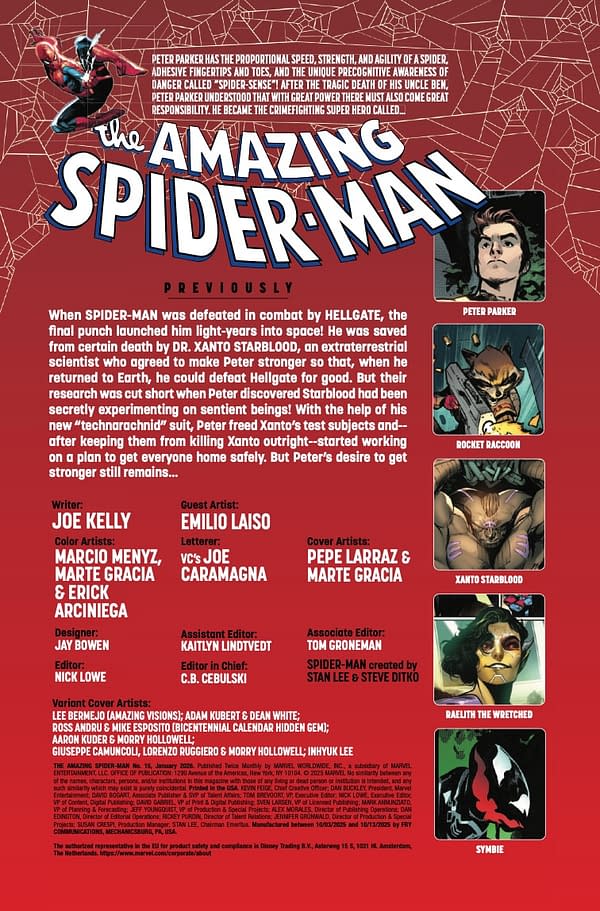 Interior preview page from AMAZING SPIDER-MAN #15 PEPE LARRAZ COVER