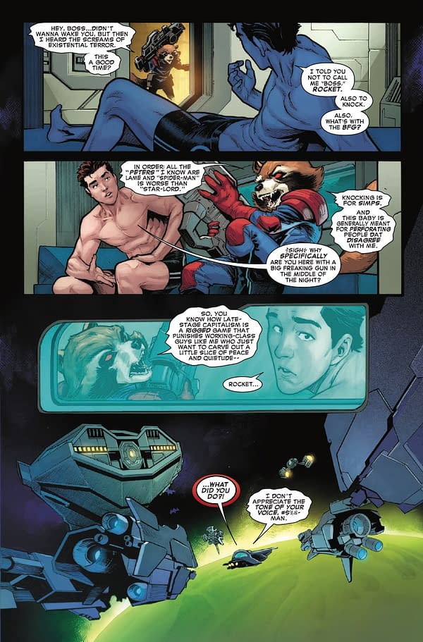 Interior preview page from AMAZING SPIDER-MAN #15 PEPE LARRAZ COVER