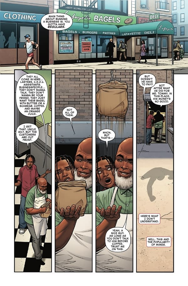 Interior preview page from AMAZING SPIDER-MAN: TORN #2 MARK CHIARELLO COVER