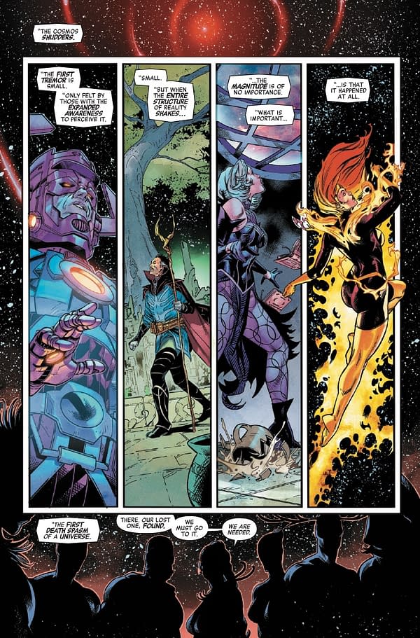 Interior preview page from AVENGERS #32 CAFU COVER