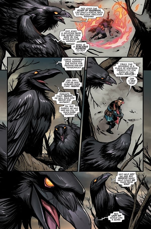 Interior preview page from DOCTOR STRANGE #1 ALEX HORLEY COVER