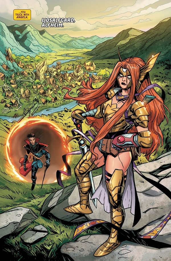 Interior preview page from DOCTOR STRANGE #1 ALEX HORLEY COVER