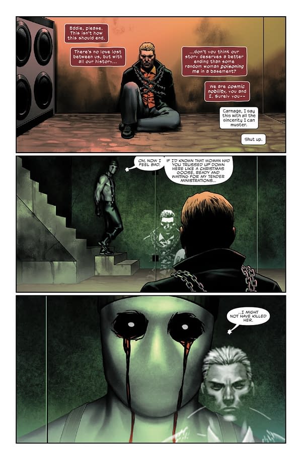 Interior preview page from EDDIE BROCK: CARNAGE #10 JESUS SAIZ COVER