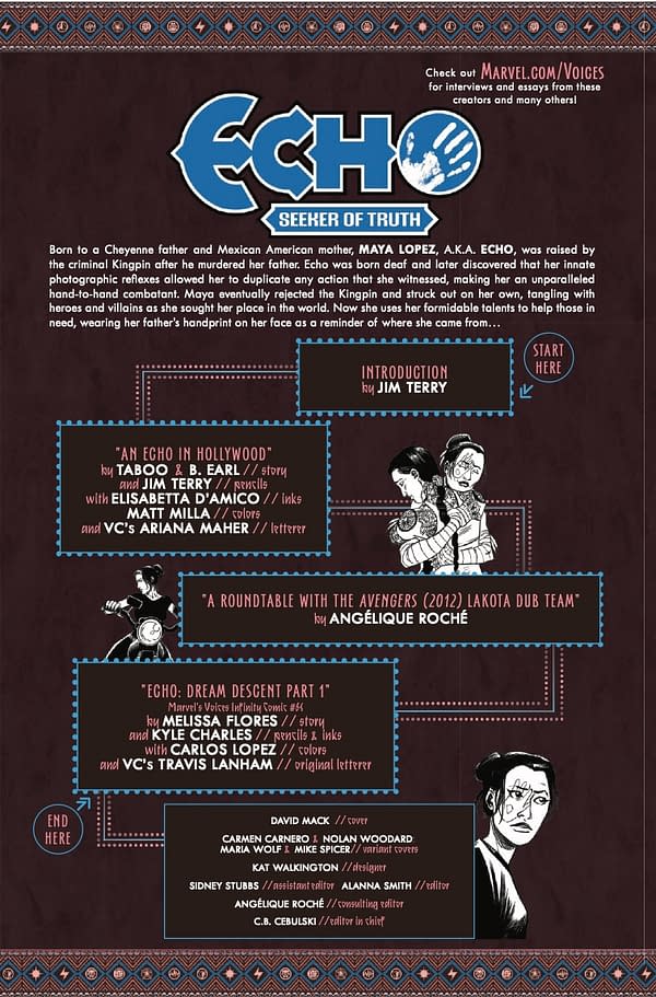 Interior preview page from ECHO: SEEKER OF TRUTH #1 DAVID MACK COVER