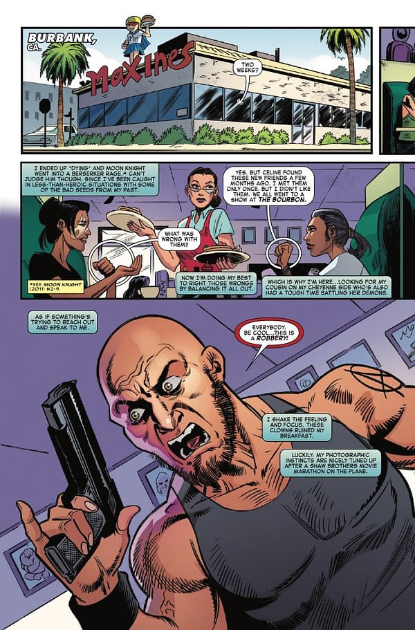 Interior preview page from ECHO: SEEKER OF TRUTH #1 DAVID MACK COVER