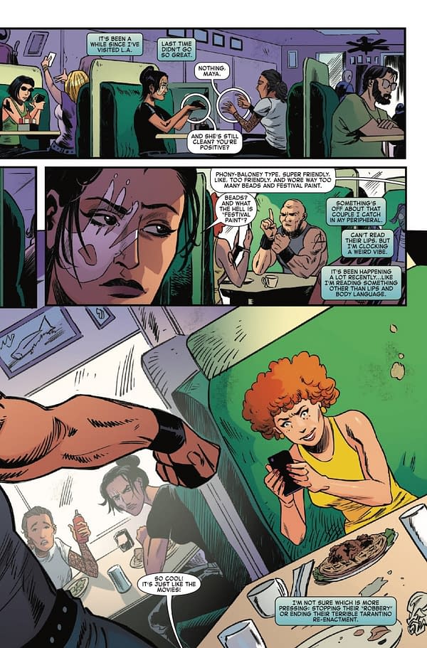 Interior preview page from ECHO: SEEKER OF TRUTH #1 DAVID MACK COVER