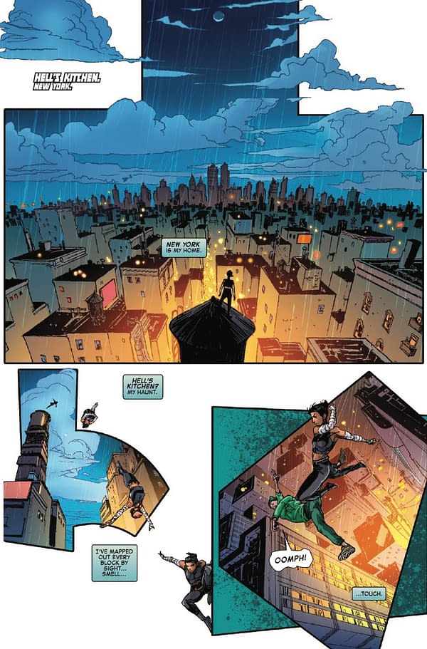 Interior preview page from ECHO: SEEKER OF TRUTH #1 DAVID MACK COVER