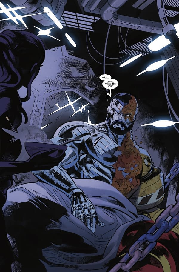 Interior preview page from EXPATRIATE X-MEN #2 FRANCESCO MORTARINO COVER