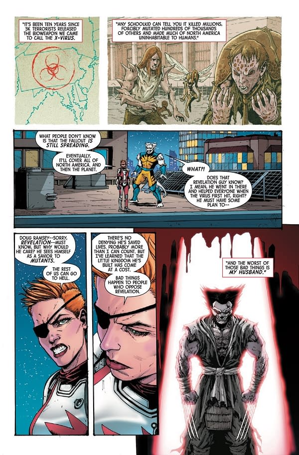 Interior preview page from LAST WOLVERINE #2 MARTIN COCCOLO COVER