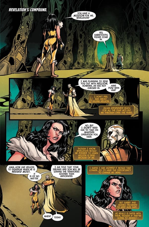 Interior preview page from LAURA KINNEY: SABRETOOTH #2 ELENA CASAGRANDE COVER