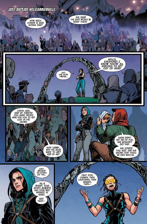 Interior preview page from LAURA KINNEY: SABRETOOTH #2 ELENA CASAGRANDE COVER