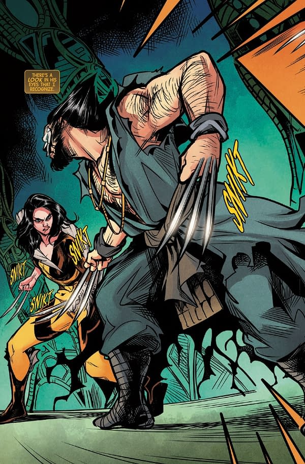 Interior preview page from LAURA KINNEY: SABRETOOTH #3 ELENA CASAGRANDE COVER