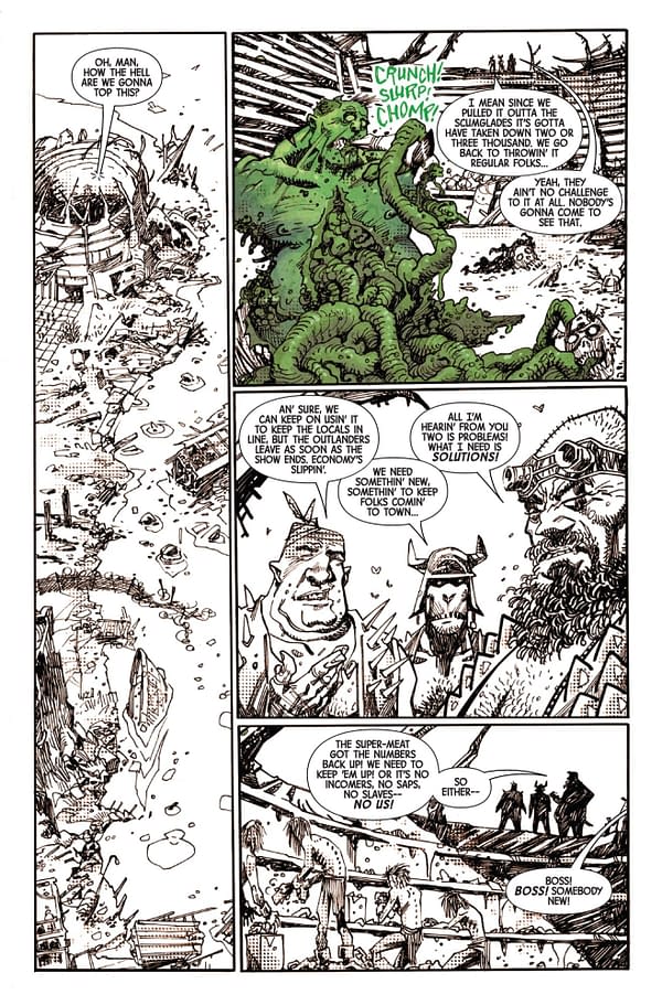 Interior preview page from MARVEL BLACK WHITE AND BLOOD AND GUTS #2 LEINIL YU COVER