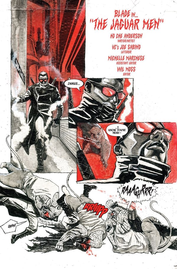 Interior preview page from MARVEL BLACK WHITE AND BLOOD AND GUTS #2 LEINIL YU COVER