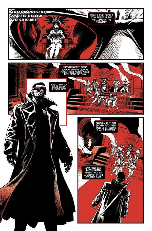 Interior preview page from MARVEL BLACK WHITE AND BLOOD AND GUTS #3 PHILIP TAN COVER