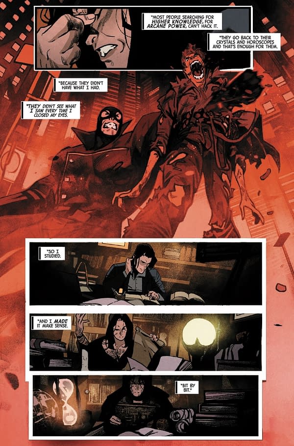 Interior preview page from MOON KNIGHT: FIST OF KHONSHU #14 DAVIDE PARATORE COVER