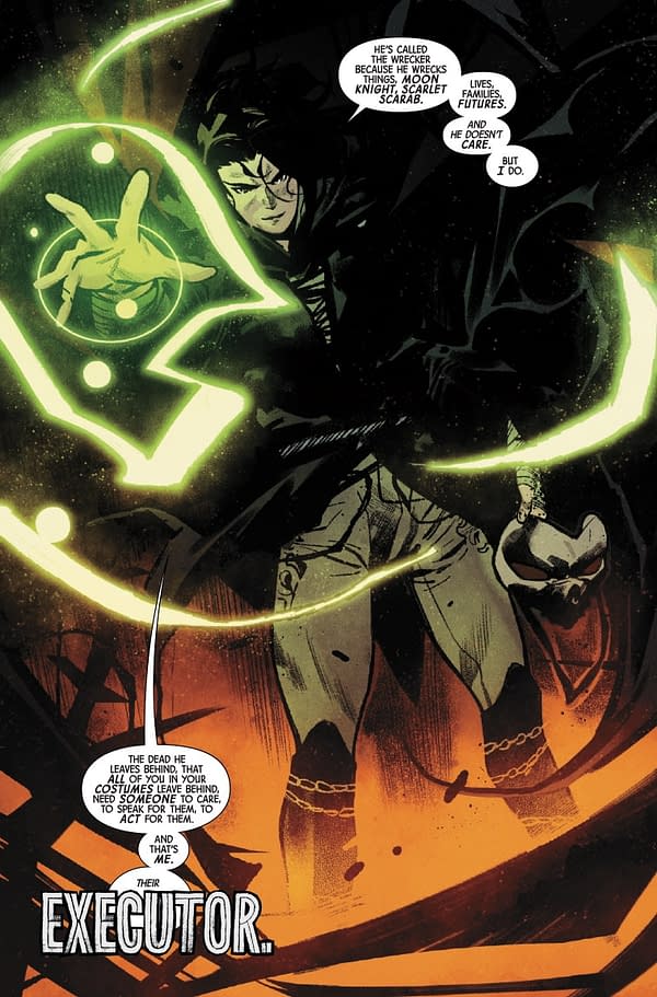 Interior preview page from MOON KNIGHT: FIST OF KHONSHU #14 DAVIDE PARATORE COVER