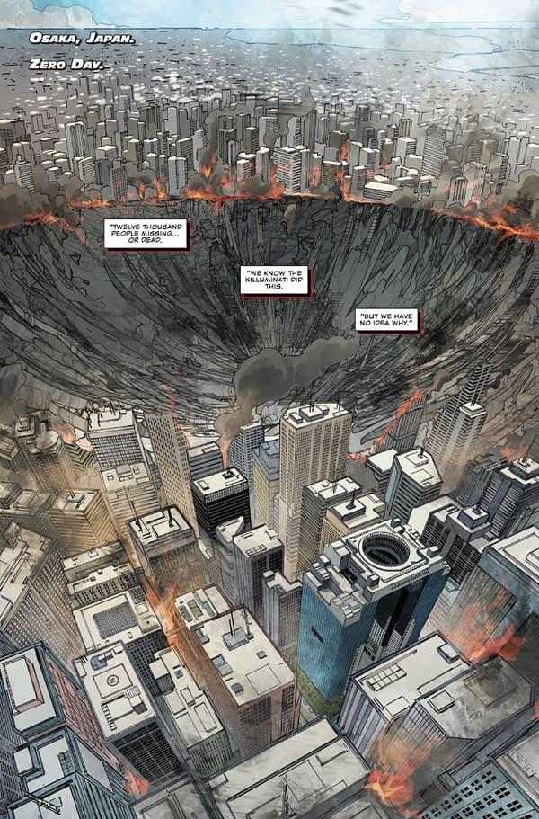 Interior preview page from NEW AVENGERS #6 STEPHEN SEGOVIA COVER