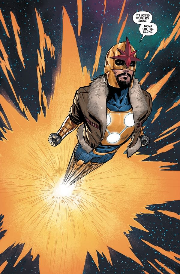 Interior preview page from NOVA: CENTURION #1 ALESSANDRO CAPPUCCIO COVER