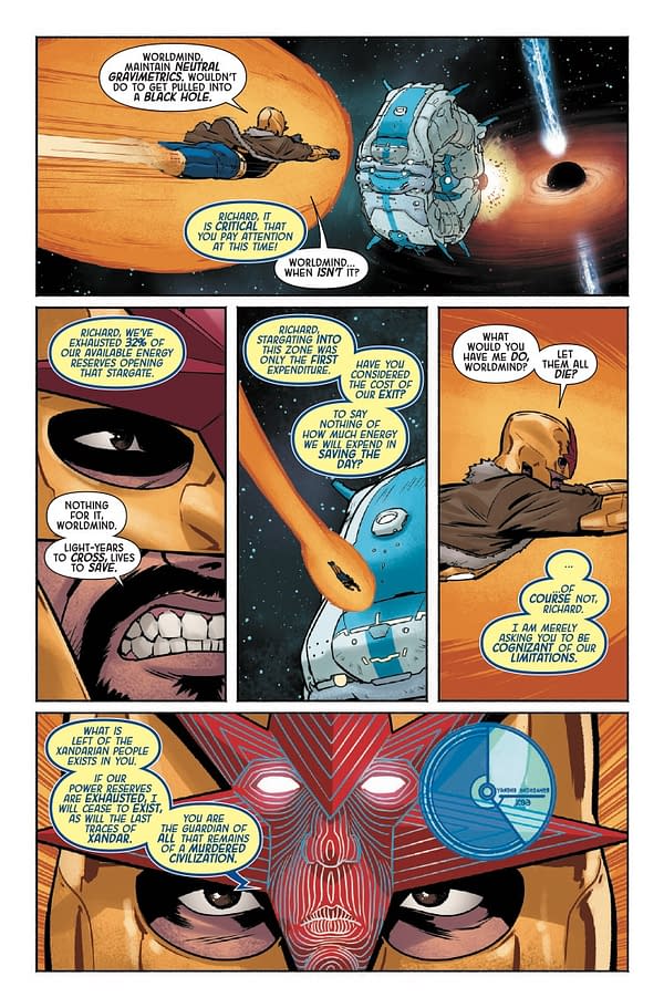 Interior preview page from NOVA: CENTURION #1 ALESSANDRO CAPPUCCIO COVER